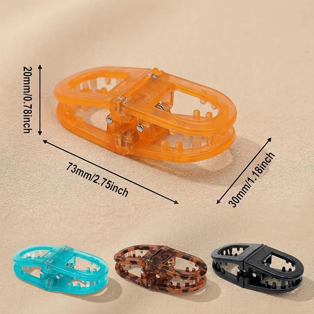 2Pcs Premium Magnetic Hair Claw Clips.