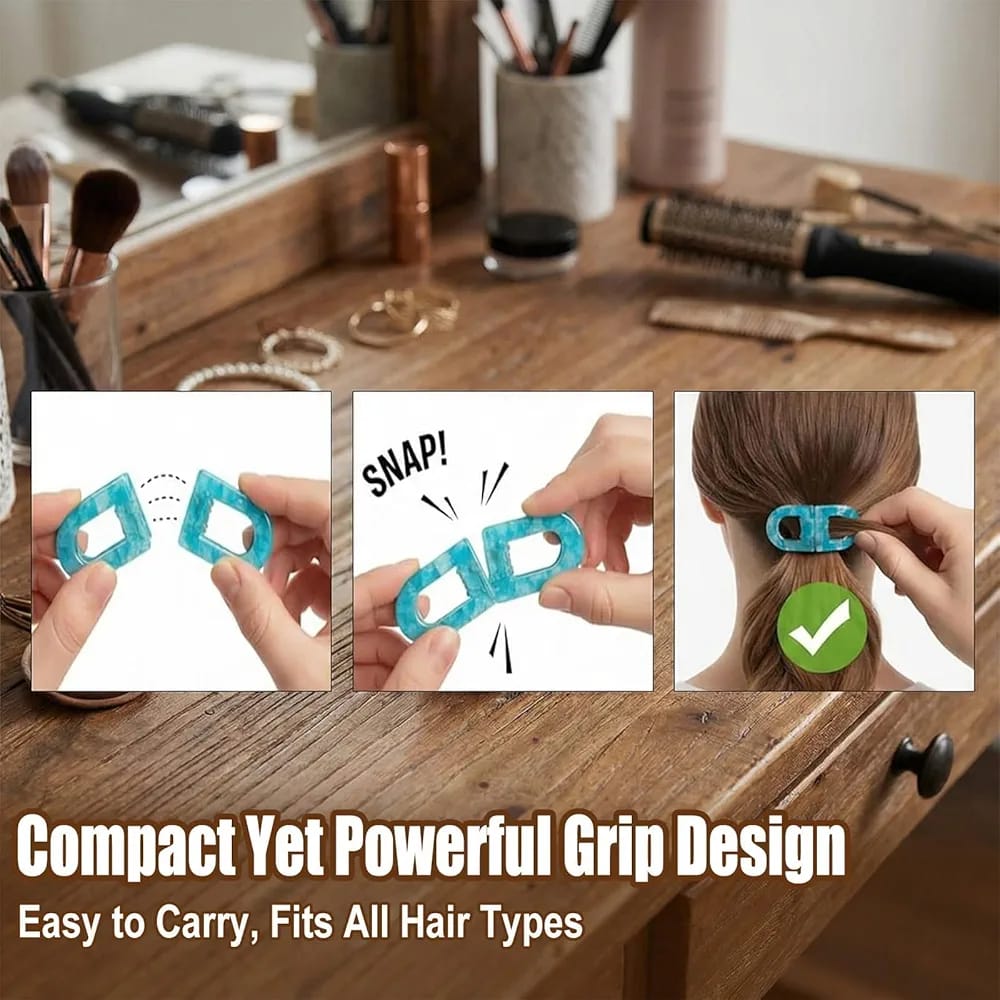 2Pcs Premium Magnetic Hair Claw Clips.