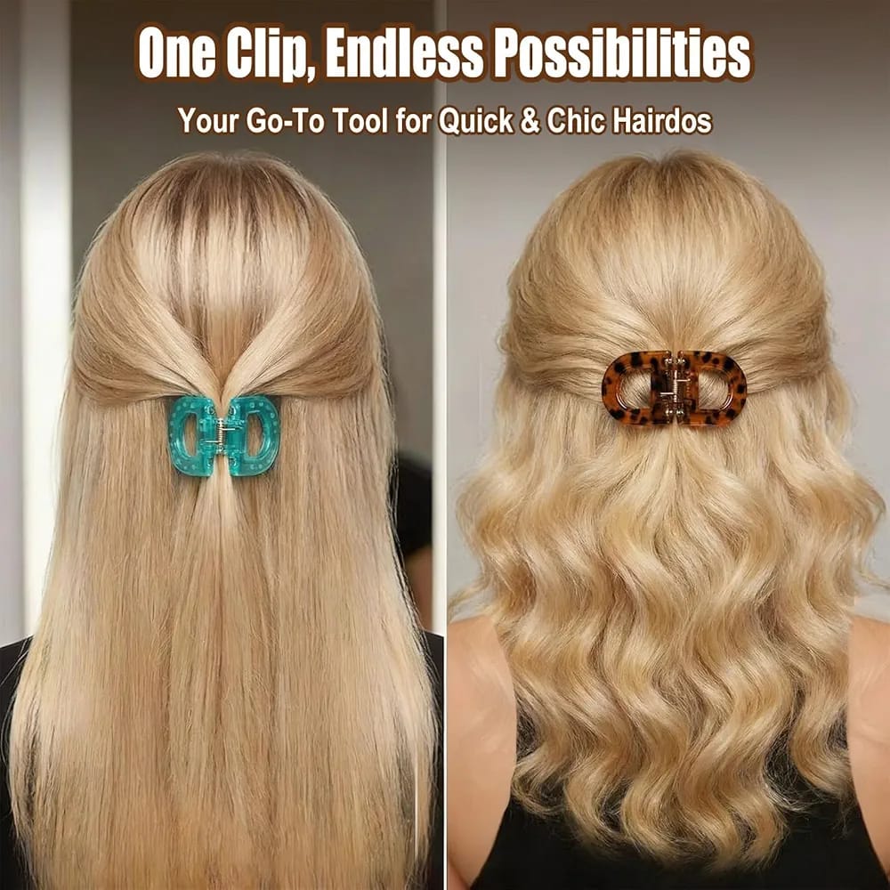 2Pcs Premium Magnetic Hair Claw Clips.