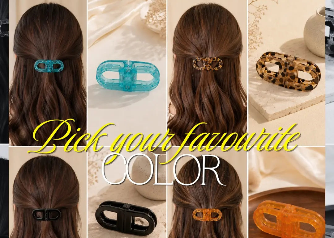 2Pcs Premium Magnetic Hair Claw Clips.